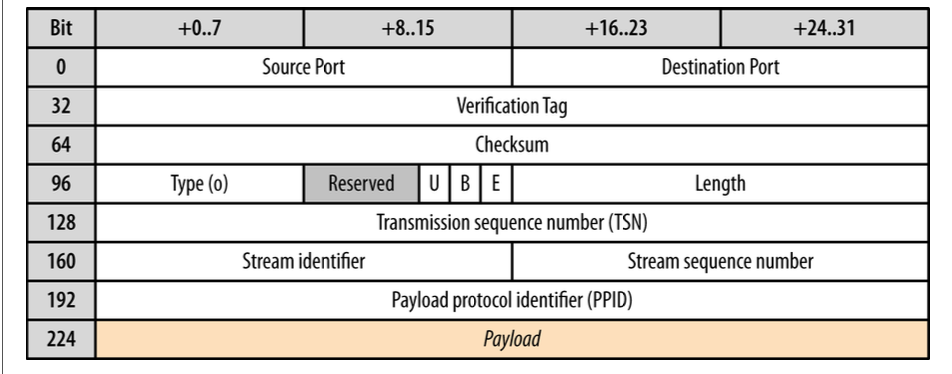 SCTP_header_and_data_chunk